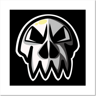 Skull Mascot Logo Posters and Art